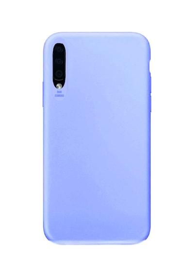 Samsung Galaxy Uyumlu A50 Kılıf Kamera Korumalı Silikon Rubber Arka Kapak Lila