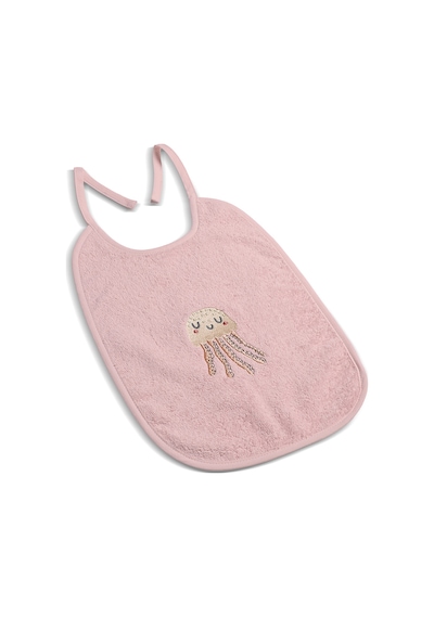 Jelly Hug Bebek Banyo Seti %100 Pamuk Denizanası Nakışlı Pudra 5 Parça