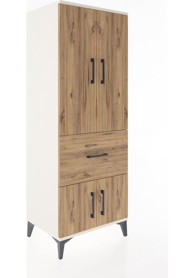 Hyperion Dolap 3 Raflı Tek Çekmeceli 4 Kapaklı 60x44x163 Ayta... Aytaşı