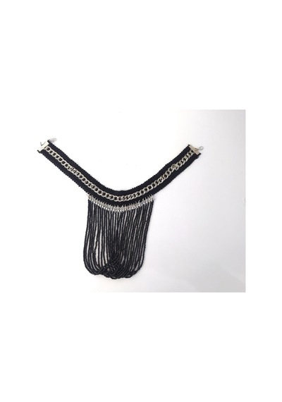 Kolye Gerdanlık Kadın Choker Bohem Kolyeler El Yapımı Uzun Püskül Boncuklar Bayan Kolye Takı Tasma Çok Renkli