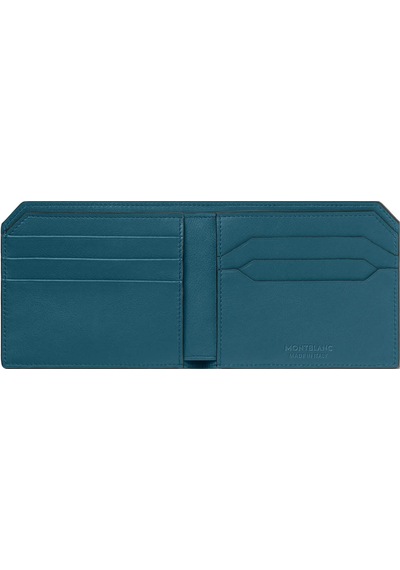 Mont Blanc Montblanc Meisterstück Selection Soft Mini 6cc Cüzdan 131242 Mavi