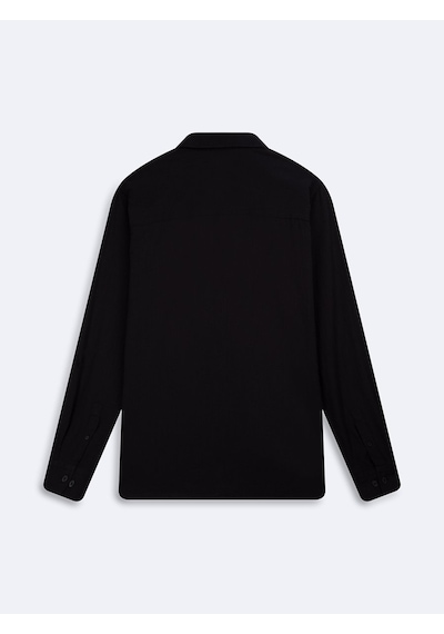 LTB Uzun Kollu Regular Basic Siyah Gömlek Çok Renkli
