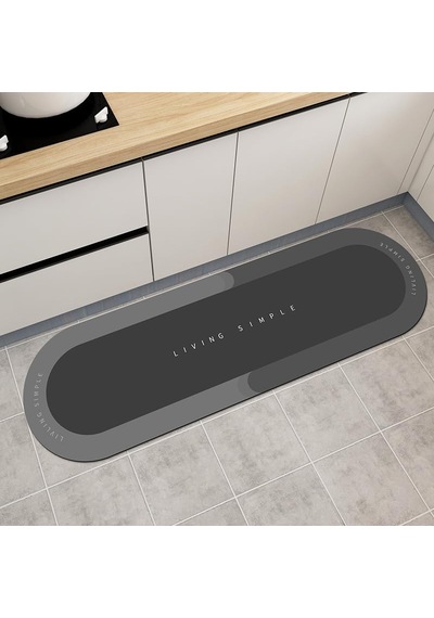 Su Emici Kaymaz Tabanlı Banyo Ve Mutfak Paspası 2li