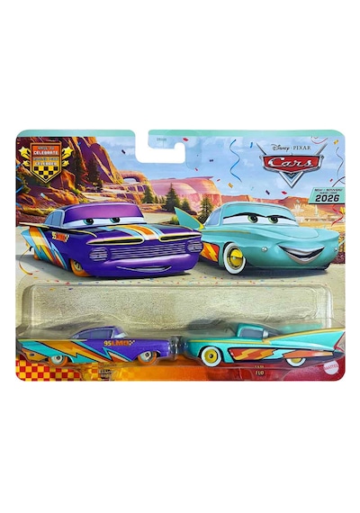 Hot Wheels Disney Pixar - 25.yıl Özel Seri İkili Karakter Araçlar Ramone And Flo 2026 Çok Renkli