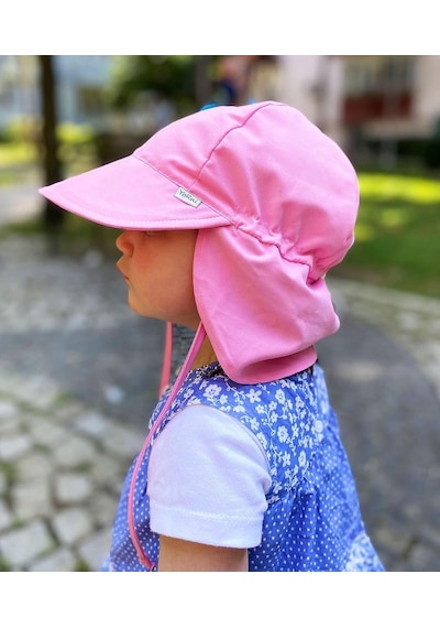 Xmlbayiciniz Flap Lejyoner Ense Korumalı Boyundan Bağlamalı Çocuk Bebek Güneş Şapka Çok Renkli