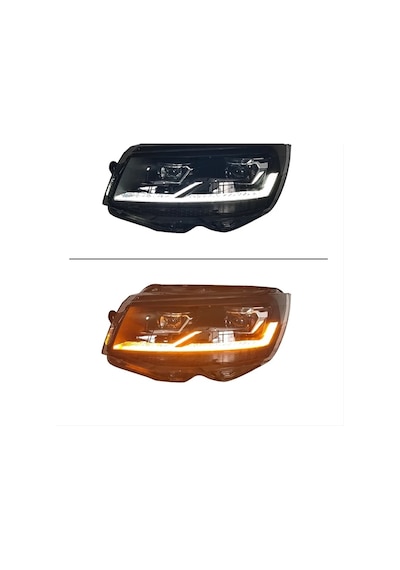 Transporter & Caravelle T6 16-19 İçin 2019+ T6.1 Görünüm Full Led Far Halojen Farlı Model İçin
