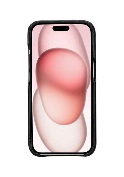 Bouletta Apple Uyumlu iPhone 15 Deri Arka Kapak F360 Rst1