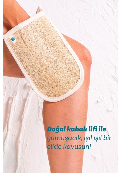 4 Adet Balmy Doğal Kabak Banyo Eldiveni Çok Renkli