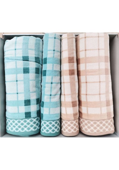 Özdilek Weave Bej-yesıl Best Set Hamam Takımı Bej - Yeşil