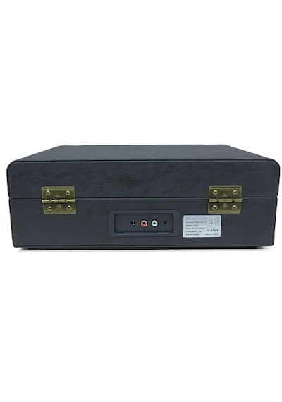 Crownwel 03 33-45-78 'Lik Plak Çantalı Bluetooth Pikap Siyah