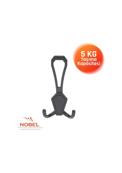 Vi Lla Portmanto Askısı, Metal Vestiyer Askısı, Matsiyah, Duvar Ve Dolap Askılığı 5'li Set Vidalı Matsi Yah