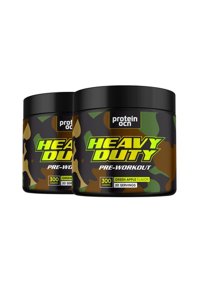 Proteinocean Heavy Duty Preworkout Yeşil Elma - 300g X 2 Adet