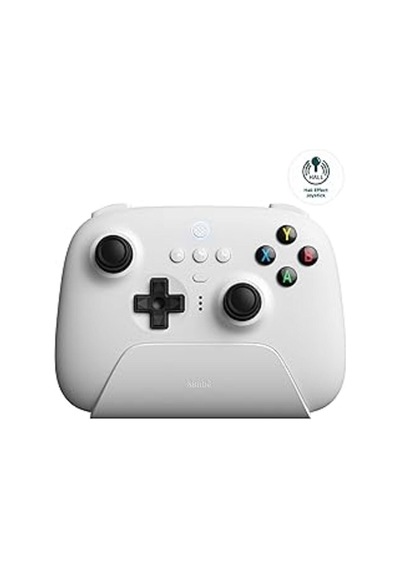 8bitdo Ultimate Hall Effect 2.4g Cotroller Ve Şarj Dock - Beyaz Widows, Adroid Pc Apple Uyumlu iPad-119669