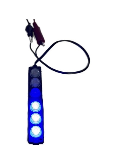 Polis Çakar Ip65 3030smd Kırmızı Mavi Flaş Strobe Işıklar Aydınlatma Oto Araba Motor Led Dc 12v 6w 220-240lm 6 Göz Led 2 Renk 136x20mm