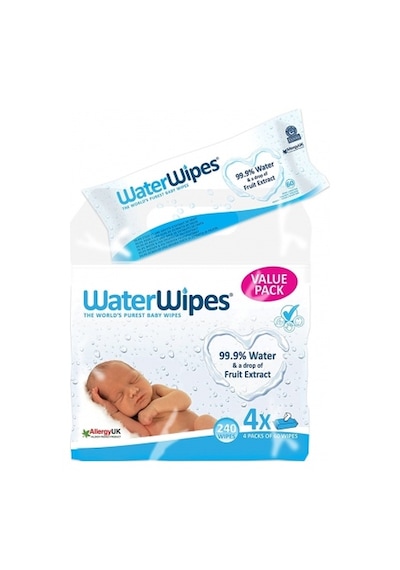Waterwipes Islak Mendil 4'Lü Paket 240'Lı