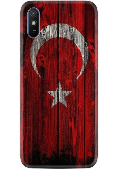 Xiaomi Redmi 9A Kılıf Silikon Şanlı Türk Bayrağı 2 1317