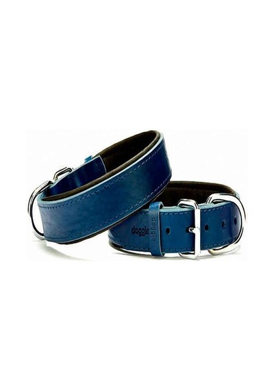 Doggie Yumuşak Dokulu Sade Köpek Boyun Tasması Mavi Sbt-3510 Mavi