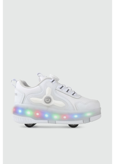 Cem Pekşen Ndrops Ptnl26 Siyah Patenli Çocuk Sneaker Beyaz