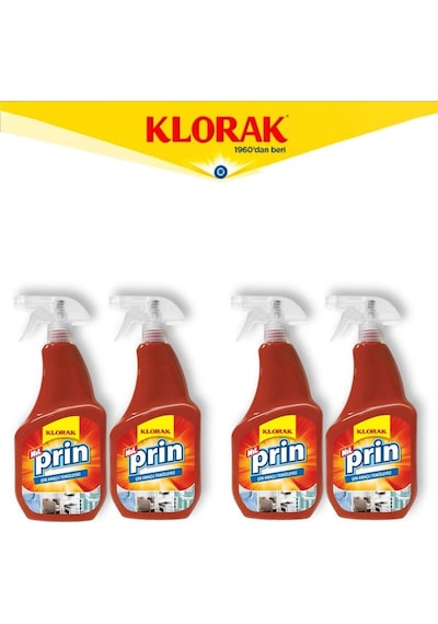Nilprin Çok Amaçlı Temizleyici 750 Ml 4 Adet 4'lü Set