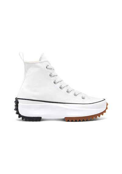 Converse Run Star Hike Canvas Platform Erkek Beyaz Sneaker Ayakkabı 166799c Beyaz