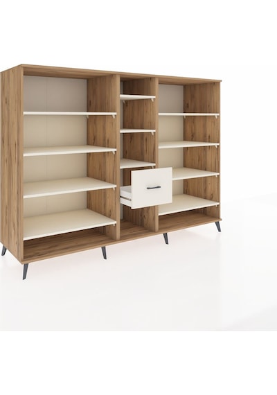 Kronos Dolap 11 Raflı 3 Çekmeceli 220x59x163 Çam-aytaşı Çam-aytaşı Kronos Dolap 11 Raflı 3 Çekmeceli 220x59x163 Çam-aytaşı Çam-aytaşı