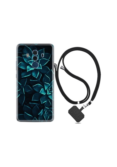 Huawei Mate 10 Pro Kılıf Boyun Askılı Mistik Çiçekler 1650