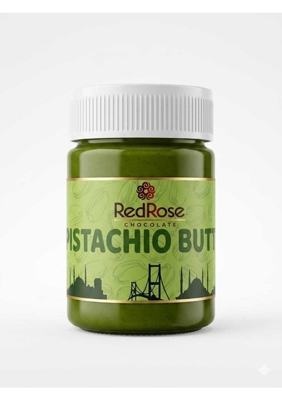 Red Rose Pistachio Butter Antepfıstığı Ezmesi 380 G