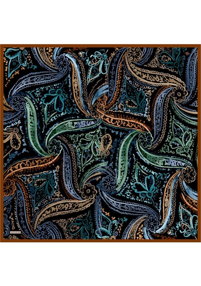 Armine Nostalji Serisi %100 Twill İpek Eşarp 9037d 53 931