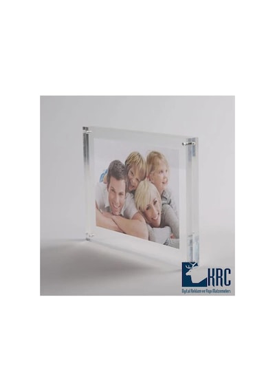 Krcdijital Fotoğraf Ve Resim Çerçevesi Mıknatıslı Pleksi 12,7 Cm X 17,7 Cm Şeffaf Krcnm86