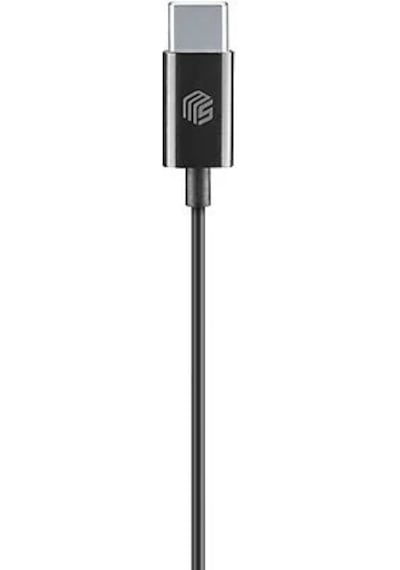 Music Sound Type-c Capsule Kablolu Kulak Içi Kulaklık Siyah -