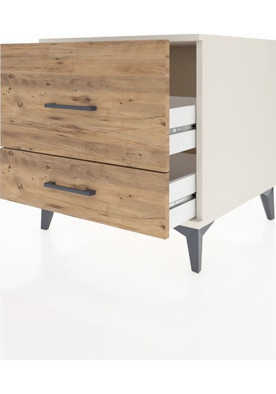 Kronos Komodin 2 Çekmeceli 60x59x64 Aytaşı-çam Aytaşı