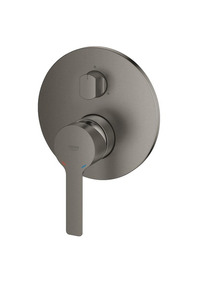 Grohe Lineare Tek Kumandalı Üç Yönlü Banyo Bataryası - 24095AL1 Fırçalı Nikel
