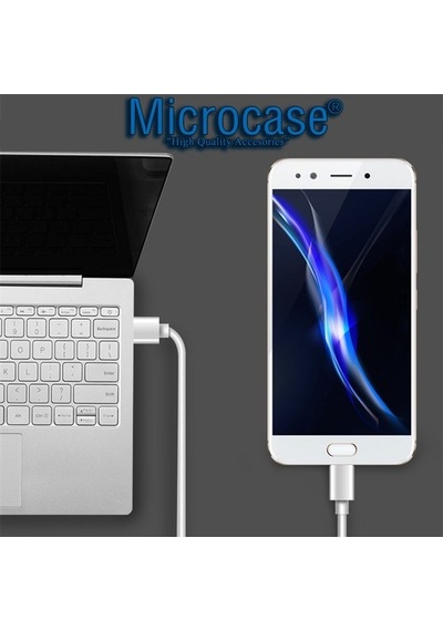 Microcase Type-C Usb Şarj Ve Data Kablosu - 3 Metre Beyaz