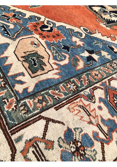 El Dokuma Ipek Yün Iran Tebriz Halı 292X200Cm 008 Teşhir Ürün