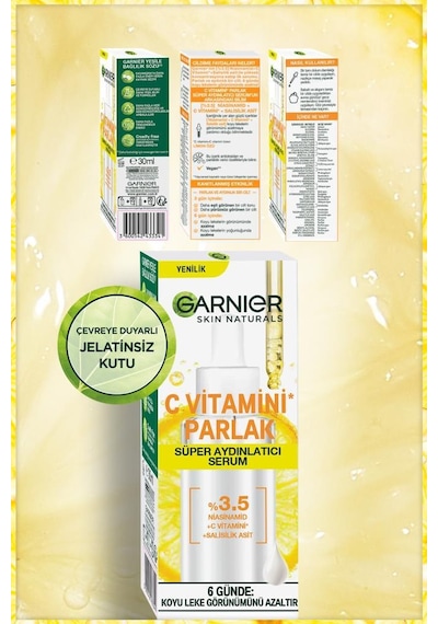 C Vitamin Serum Niasinamid + Salisilik Asit + Maybelline Maskara + Loreal Concealer pktksgns-8929
