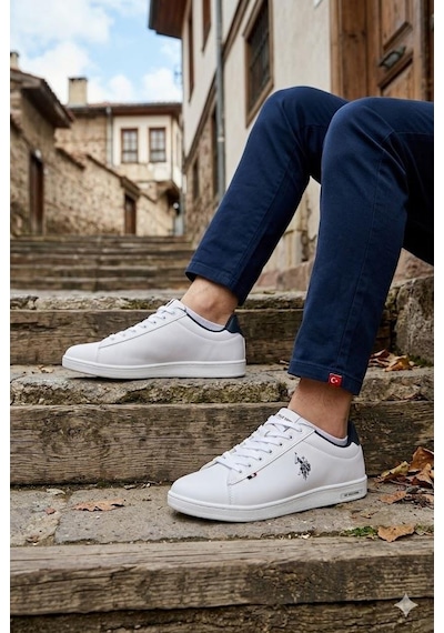U.s. Polo Assn. Franco 5pr Rahat Erkek Sneaker Ayakkabı Beyaz