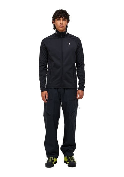 Peak Performance Peak Performance Rider Essentials Zip Jacket Erkek Siyah Fleece 22873