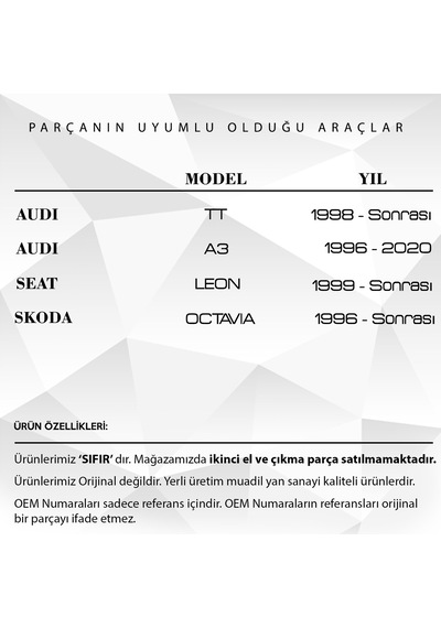 Volkswagen, Audi Ve Seat İçin Radyatör Alt Plastiği-1k0121367f