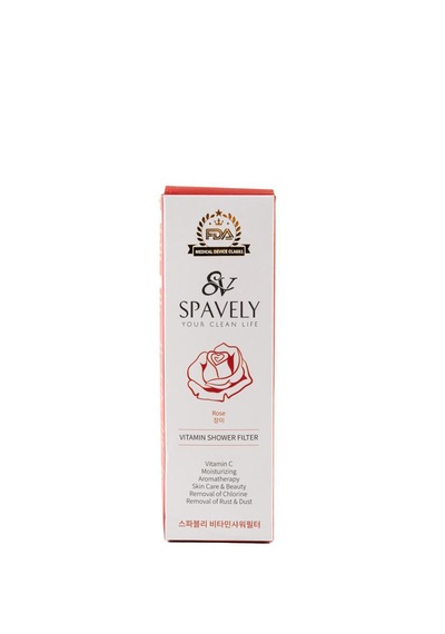 Spavely Duş Filtresi Gül Esanslı - Klor Ve Kireç Karşıtı, Kokulu, C Vitaminli 150 Gr