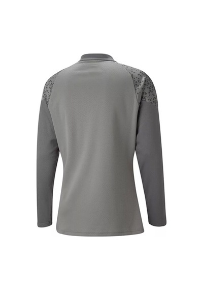 Puma Teamcup Training 1/4 Zip Top Erkek Futbol Uzun Kollu Antrenman Üstü 65798213 Gri 001