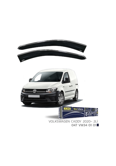 Volkswagen Caddy Kromlu Cam Rüzgarlığı Niken 2020 Sonrası 2li