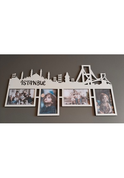 Modern Çoklu Çerçeve 4 Fotoğraflık Kişiye Özel Renk 2337