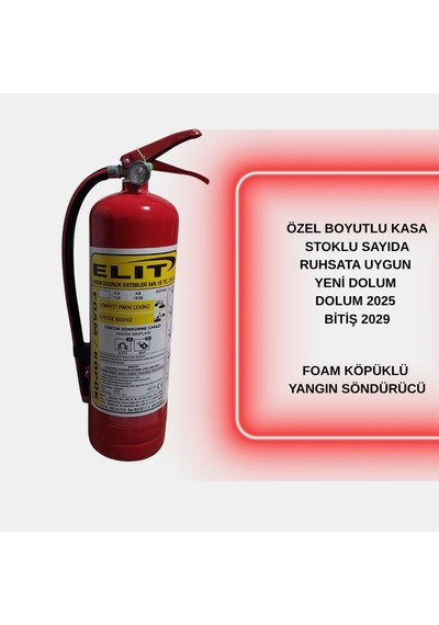 Ruhsata Uygun Foam Köpüklü Yangın Söndürcü Özel Kısa Kasa Stoklu Sayıda