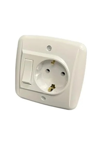 Anahtarlı Topraklı Priz İle Güvenli Banyo Kullanımı 000543
