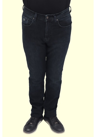 Denim Cartel Dmc Tekstil Erkek Füme 1004 Yüksek Bel Normal Kesim Boru Paça Jean Pantolon