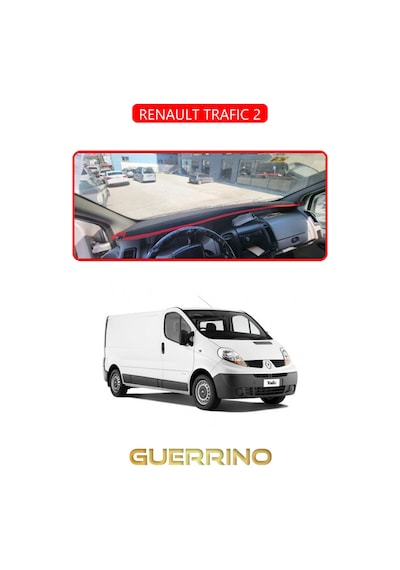 Renault Trafıc 2torpido Koruma Halısı Kırmızı Kenar