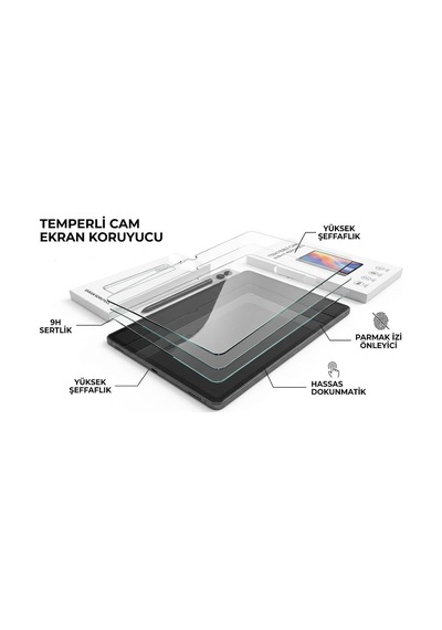 Honor X8a İle Uyumlu Tablet Temperli Cam Ekran Koruyucu Kırılmaz Cam Koruma Tbk-01