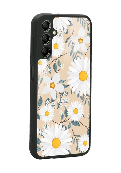Samsung Uyumlu A34 Büyük Papatya Tasarımlı Glossy Telefon Kılıfı Çok Renkli