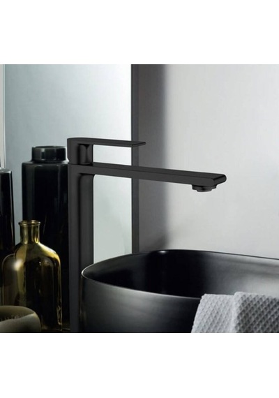 Fontana - Yüksek Tip Lavabo Bataryası Siyah Outlet - Fm-2325- Diğer