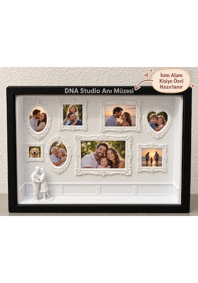 Kişiye Özel Anı Müzesi Fotoğraflı Dekoratif Çerçeve 21x15 Cm Fotoğraf Baskı Dahil